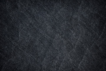 Dark grey black slate stone background or texture
