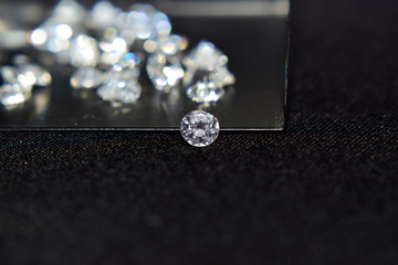 Clear and beautiful diamonds for jewelry making