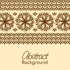 Creative Abstract Floral Background. Vector illustration.