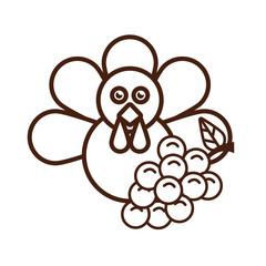 turkey bird animal thanksgiving character