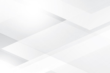 Obraz premium Abstract geometric white and gray color background. Vector, illustration.