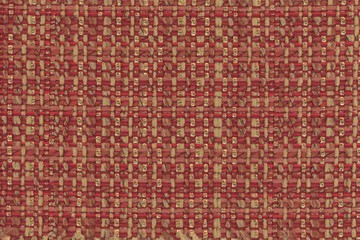 real organic red linen fabric texture background
