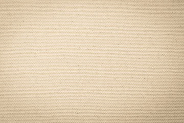 Hessian sackcloth woven texture pattern background in light old cream sepia brown earth tone color