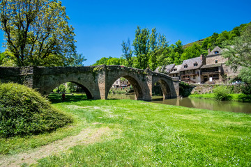 Fototapeta na wymiar Belcastel, Aveyron,