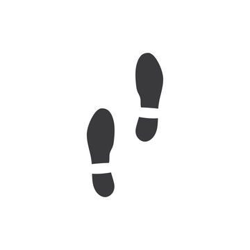 Black Imprint soles shoes icon.