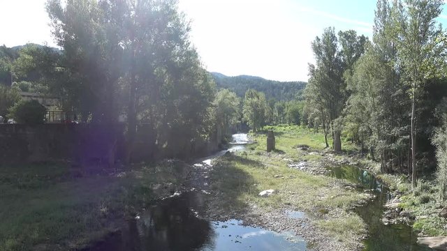 The greenway of ferro i el carbo by Ripoll, Girona