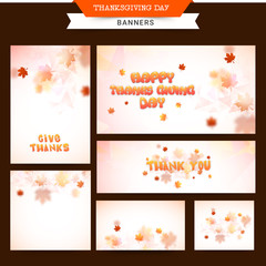 Social Media banners set for Thanksgiving Day.