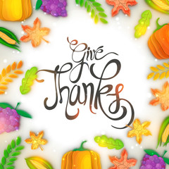 Creative background for Thanksgiving Day.