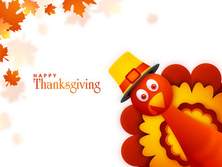 Turkey Bird for Happy Thanksgiving Day.