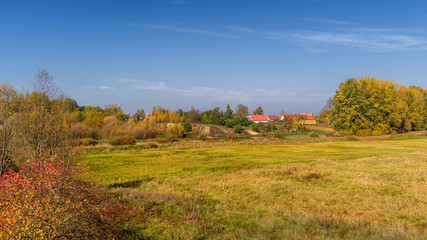 Jesień w Dolinie Górnej Narwi, Podlasie, Polska © podlaski49