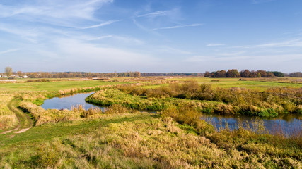 Jesień w Dolinie Górnej Narwi, Podlasie, Polska © podlaski49
