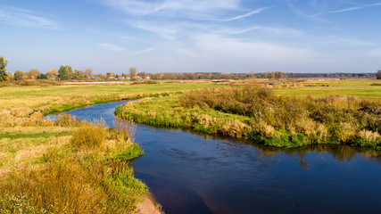 Jesień w Dolinie Górnej Narwi, Podlasie, Polska © podlaski49