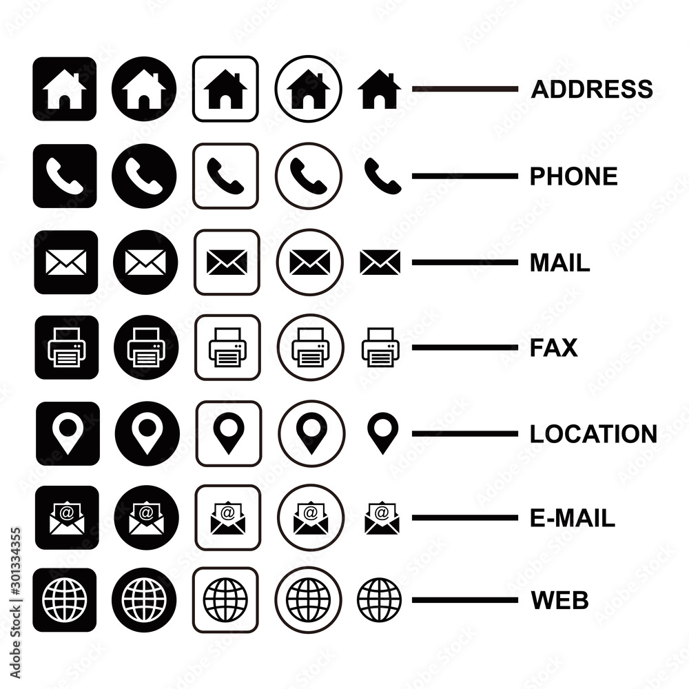 Poster design vector web icon symbol