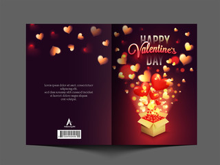 Greeting card for Valentine's Day Celebration.