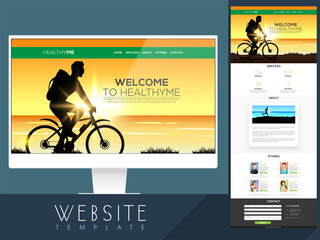 Healthcare Website Template design.