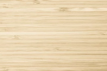 Poster Bamboo wood texture background in natural light yellow brown color . © Chinnapong