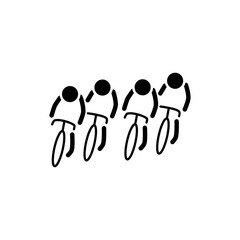 bicycle logo icon vector flat design