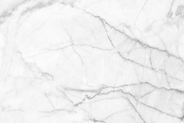 Obraz premium White marble texture with natural pattern for background or design art work or cover book or brochure, poster, wallpaper background and realistic business.