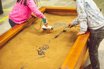 digging for bones