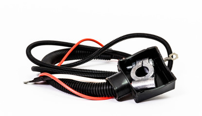 Car battery terminal post photo