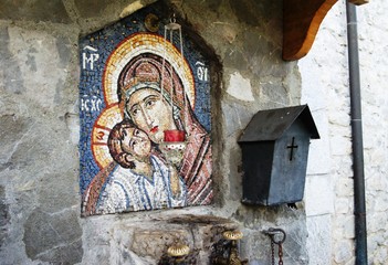 virgin mary and jesus