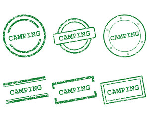 Camping Stempel