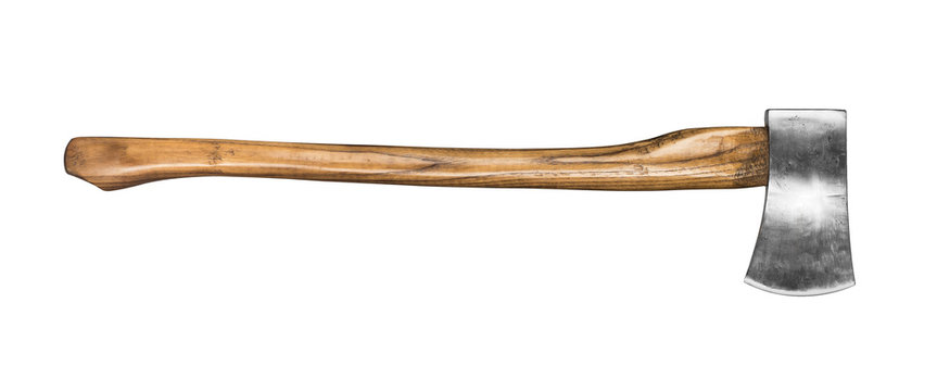 Holzf&auml;lleraxt freigestellt