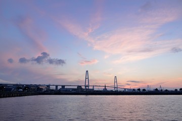 名港トリトンからの日の出