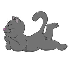 Cartoon cat
