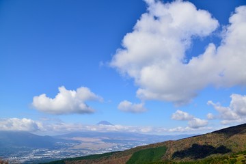 三国峠からの富士山