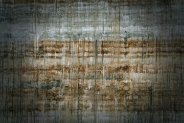 Gray and brown cement wall,Abstract background,vintage effect filter