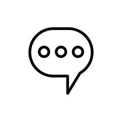 bubble speak icon trendy flat design 