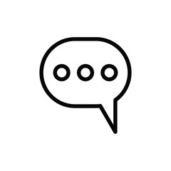 bubble speak icon trendy flat design 