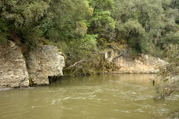 Fototapeta na wymiar Nansa river path in Cantabria Spain
