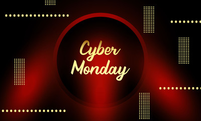 Cyber Monday concept background