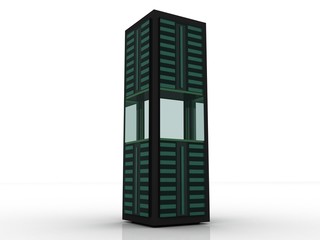 3d rendering Database storage data base