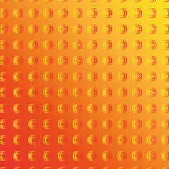 orange background with cool outline ornaments. patterns for covers, backgrounds, leaflets, flyer, etc.