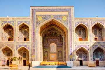 Fototapeta na wymiar Sherdor Madrasah, Samarkand