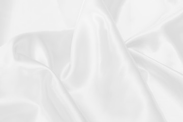 Obraz premium white satin fabric texture soft blur background