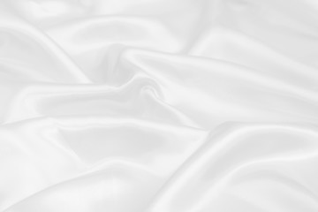 white satin fabric texture soft blur background