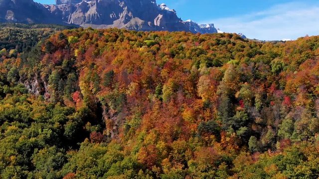 Valle de Tena bosque Betato oto&ntilde;o autumn arboles huesca arag&oacute;n pirineos