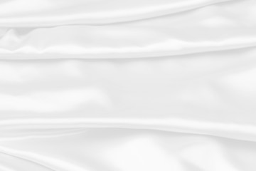 white satin fabric texture soft blur background