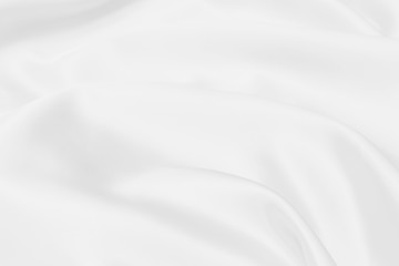 Obraz premium white satin fabric texture soft blur background