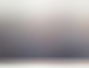 Grey room 3d illustration. Blank studio background. Cement wall and floor blurred texture. © avextra