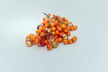 Kleine apfel mit Wehnacht Kugel.