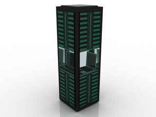 3d rendering Database storage data base