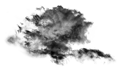 white cloud Isolated on white background,Smoke Textured,brush effect