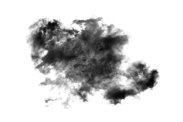 white cloud Isolated on white background,Smoke Textured,brush effect