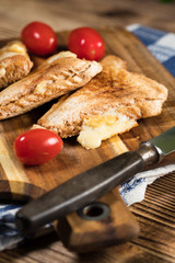 Grilled cheese sandwich.