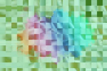 Glossy metal surface table